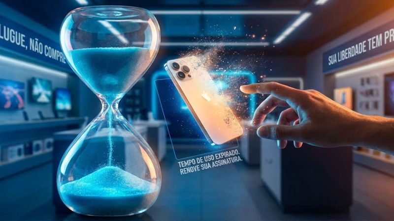 O Fim da Propriedade: Quando seu Smartphone de R$ 8.000 Pede um "Aluguel" Mensal